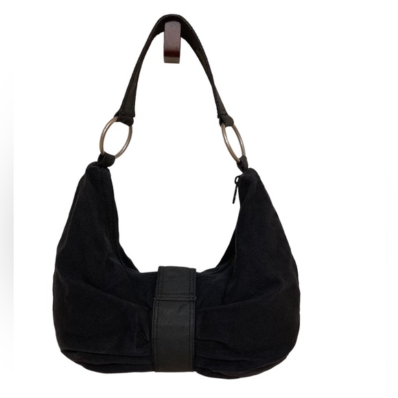 Vintage Dakine Slouchy Crescent-shaped Shoulder Hobo Bag in Black - Picture 3 of 12